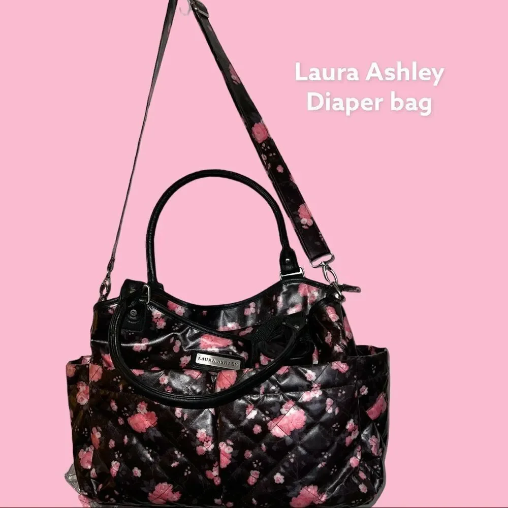 Laura Ashley 5 piece diaper bag set!